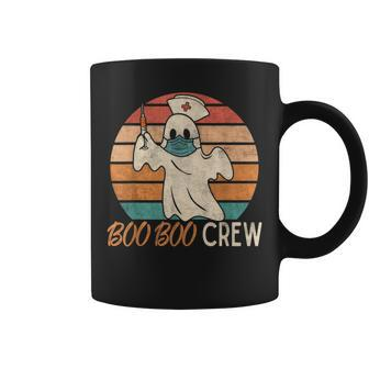 Boo Boo Crew Ghost Nurse Halloween Costume Nurses Rn Vintage Halloween Funny Gifts Coffee Mug | Mazezy