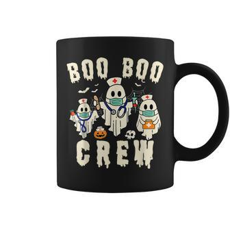Boo Boo Crew Ghost Halloween Paramedic Nurse Rn Er Nicu Lpn Coffee Mug - Seseable