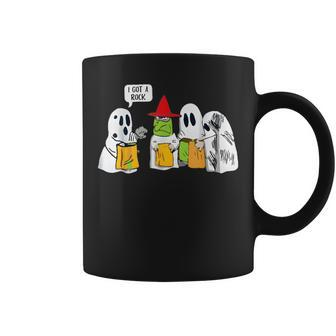Boo Ghost Scary I Got A Rock Halloween Coffee Mug - Thegiftio UK