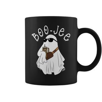 Boo Jee Ghost Halloween Spooky Season Cute Ghost Coffee Mug - Seseable