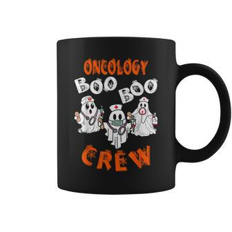 Boo Oncology Nurse Crew Ghost Halloween Costumes Coffee Mug | Mazezy