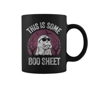 This Is Some Boo Sheet Ghost Halloween Costume Coffee Mug | Mazezy DE