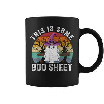This Is Some Boo Sheet Ghost Halloween Costume Coffee Mug - Seseable