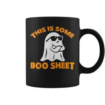 This Is Some Boo Sheet Halloween Costume Coffee Mug | Mazezy