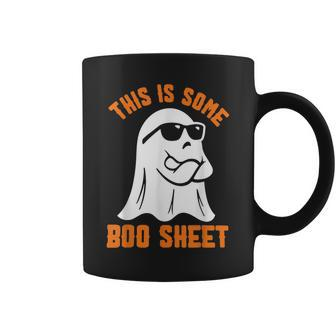 This Is Some Boo Sheet Halloween Ghost Coffee Mug | Mazezy