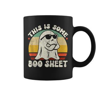 This Is Some Boo Sheet Halloween Ghost Coffee Mug - Monsterry