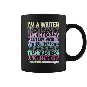 Book Author Novelist | Im A Writer Writer Funny Gifts Coffee Mug | Mazezy