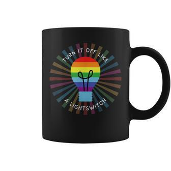 Book Of Mormon Musical Rainbow Turn It Off Coffee Mug | Mazezy