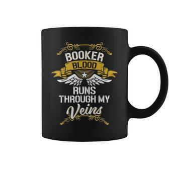 Booker Blood Runs Through My Veins Coffee Mug - Seseable