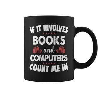 Books And Computers Cute Children's Literacy Coffee Mug | Mazezy