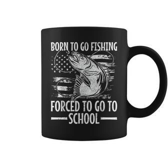 Born To Go Fishing Bass Fish Fisherman Boy Kid Fishing Coffee Mug - Thegiftio UK