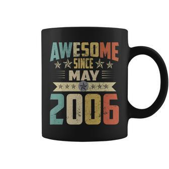 Born In May 2006 Birthday Awesome Since May 2006 Coffee Mug | Mazezy