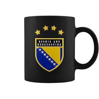 Bosnia Pocket Coat Of Arms National Pride Flag Bosnian Coffee Mug | Mazezy