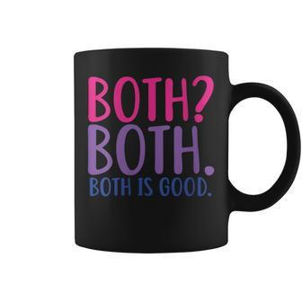 Both Both Both Is Good Funny Bisexual Pride Coffee Mug | Mazezy AU