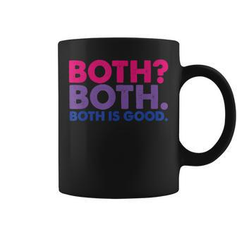 Both Both Both Is Good Funny Pride Month Bisexual Coffee Mug | Mazezy