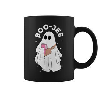 Boujee Boo-Jee Costume Ghost Spooky Season Cute Halloween Coffee Mug - Seseable