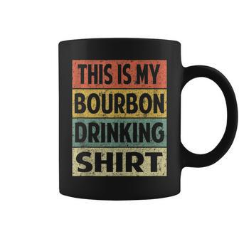 Bourbon Funny Alcohol Drinking Retro Bourbon Coffee Mug | Mazezy