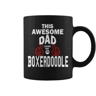 Boxerdoodle Dad Dog Lover Poodle Boxer Coffee Mug | Mazezy