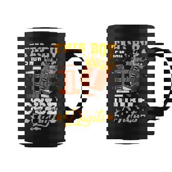 This Boy Now 10 Double Digits Football 10 Year Old Birthday Coffee Mug - Monsterry