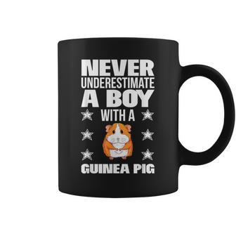 Boys Never Underestimate A Boy With A Guinea Pig Coffee Mug - Monsterry DE