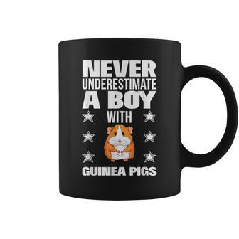 Boys Never Underestimate A Boy With Guinea Pigs Coffee Mug - Monsterry DE