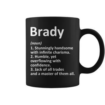 Brady Definition Personalized Name Funny Birthday Gift Idea Definition Funny Gifts Coffee Mug | Mazezy