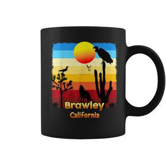 Brawley California Coyote Sunset Ca Desert Coffee Mug | Mazezy