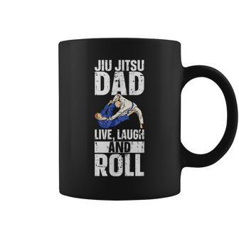 Brazilian Jiu Jitsu Dad Bjj Mixed Martial Jiu Jitsu Gi Jiu Coffee Mug - Seseable