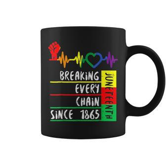 Breaking Every Chain Since 1865 Junenth Independence Day Coffee Mug | Mazezy