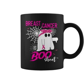 Breast Cancer Is Boo Sheet Breast Cancer Boo Halloween Coffee Mug