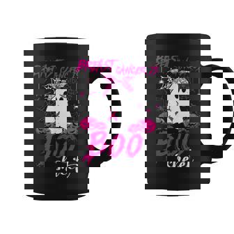 Breast Cancer Is Boo Sheet Breast Cancer Warrior Halloween Coffee Mug | Mazezy