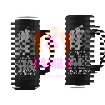 Breast Cancer Support Family Breast Cancer Awareness Coffee Mug - Monsterry