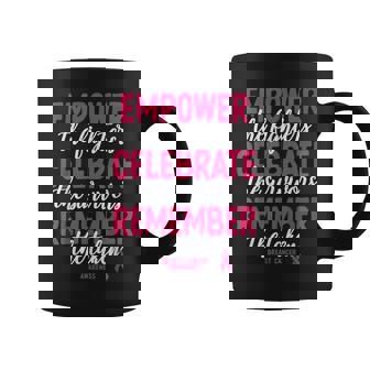 Breast Cancer Support Pink Ribbon Breast Cancer Awareness Coffee Mug - Monsterry