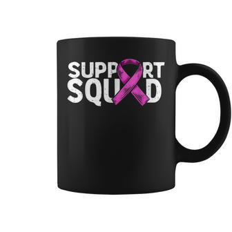 Breast Cancer Support Squad Breast Cancer Awareness Coffee Mug - Seseable