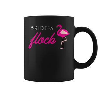 Brides Flock Flamingo Bridesmaid Bachelorette Party Coffee Mug | Mazezy