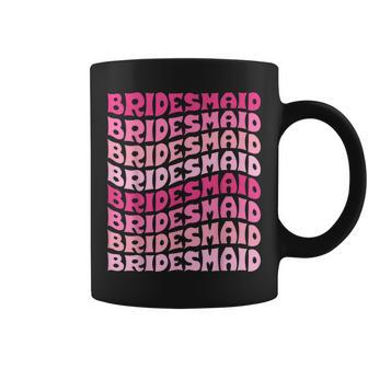 Bridesmaid I Do Crew Retro Bachelorette Party Bridesmaids Coffee Mug - Thegiftio UK