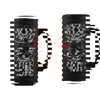 British Blood Runs Through My Veins Flag Of United Kingdom Coffee Mug - Seseable