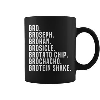 Bro Broseph Broham Gym Workout Weightlifting Fitness Coffee Mug | Mazezy