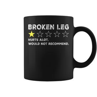 Broken Leg Injury Recovery Funny Get Well Soon Coffee Mug | Mazezy
