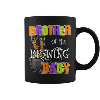 Brother Of Brewing Baby Halloween Theme Baby Shower Spooky Coffee Mug - Thegiftio UK