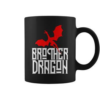 Brother Dragon Red Matching Family Tribe Coffee Mug - Thegiftio UK