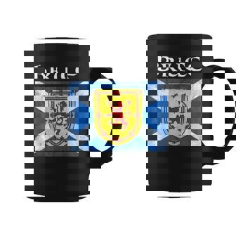 Bruce Scottish Clan Name Gift Scotland Flag Festival Coffee Mug | Mazezy