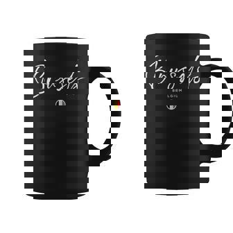 Brussels Belgium Flag Coffee Mug | Mazezy