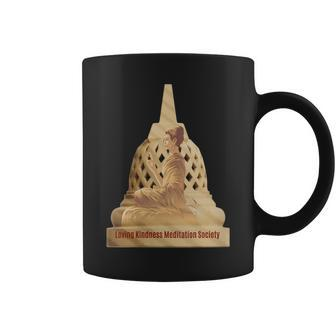Buddha Borobudur Mindfulness Metta Lovingkindness Meditation Coffee Mug | Mazezy
