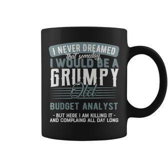 Budget Analyst Grumpy And Old Coffee Mug | Mazezy