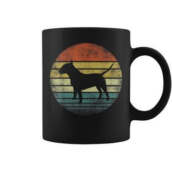 Bull Terrier Lover Owner Retro Sunset Dog Mom Dad Coffee Mug | Mazezy