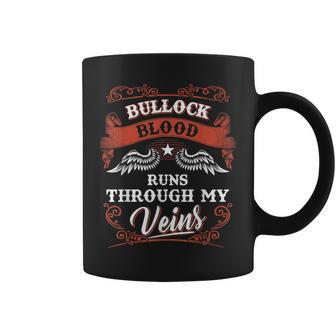 Bullock Blood Runs Through My Veins Family Christmas Coffee Mug - Seseable