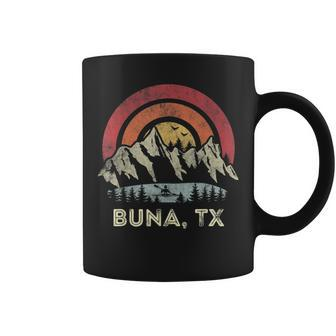 Buna Texas Mountain Sunset Sunrise Kayaking Coffee Mug | Mazezy