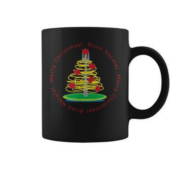 Buon Natale Spaghetti Meatballs Italian Christmas Coffee Mug | Mazezy