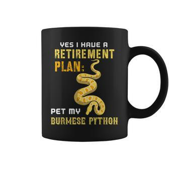 Burmese Python Retirement For Snake Owners Coffee Mug | Mazezy